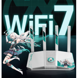 华硕（ASUS）三年质保 天选游戏路由2 Pro开黑神器WiFi7电竞游戏路由器双2.5G口